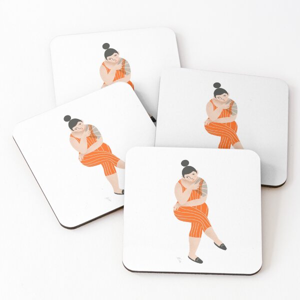 Item preview, Woman with fan designed and sold by shushunya13.