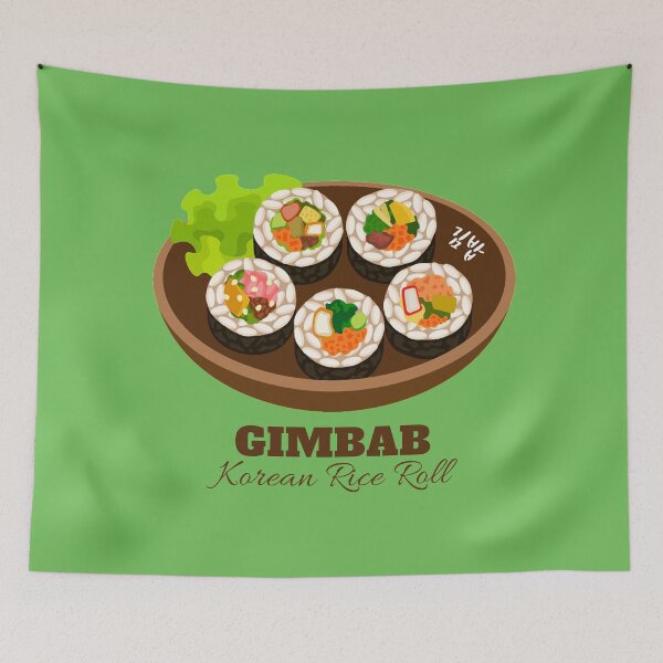 Item preview, Korean Food - 'GIMBAB" (Rice Roll) designed and sold by dkdk-kdk.
