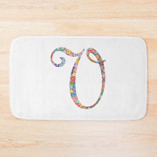 Item preview, Letter V Capital Alphabet Colorful Flowers V Gift designed and sold by Shariss.