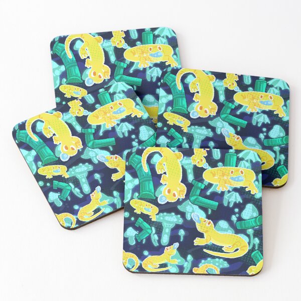 Item preview, Wind, shade and salamanders pattern designed and sold by Bryn Forrester.