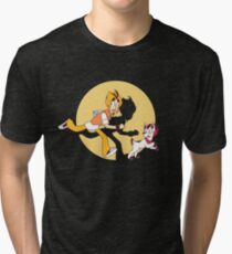 Mystery Skulls Animated - Arthur Tintin Tri-blend T-Shirt