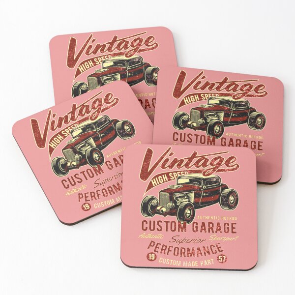 Item preview, Coche de carreras Vintage Hot Rod designed and sold by StefanGao.