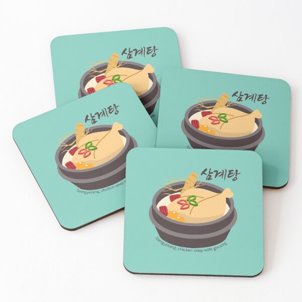 Item preview, Korean Food -  'Samgyetang" is chicken soup with ginseng. designed and sold by dkdk-kdk.
