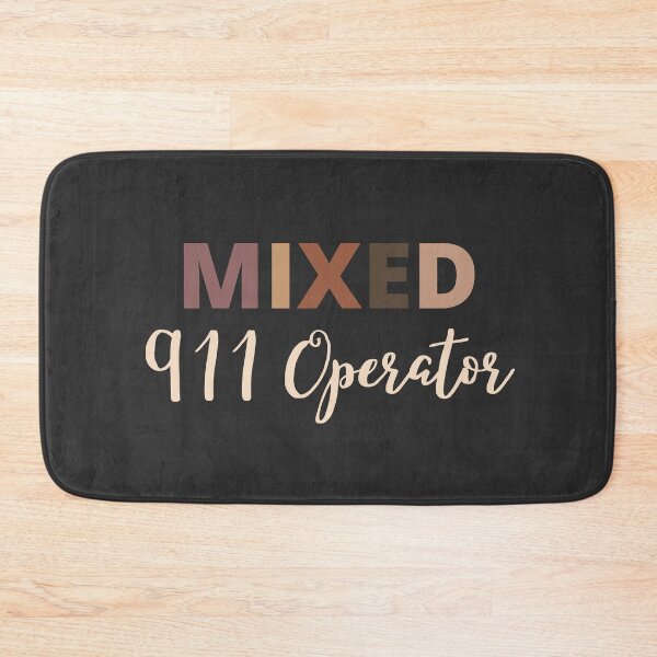 Item preview, mixed race 911 operator designed and sold by LAST WEEK'S STOLEN AESTHETICS.