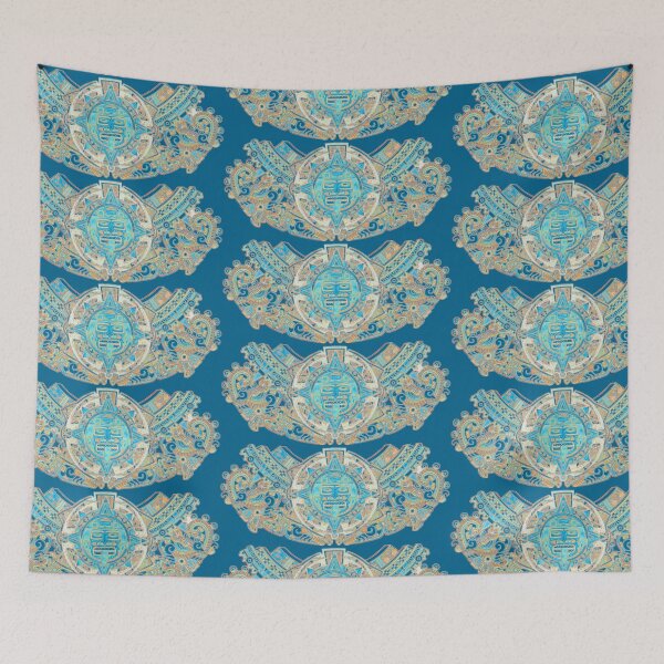 Item preview, Blue Aztec Sun designed and sold by Omar  Mejia.