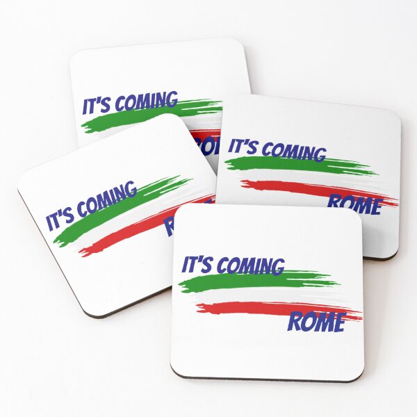 Its Coming Rome Coasters (Set of 4)