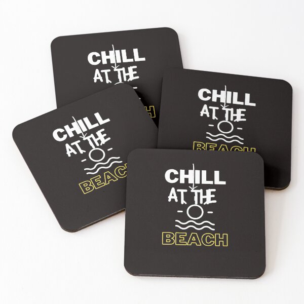 Item preview,   Chill at the beach summer calligraphic  designed and sold by 77ART.
