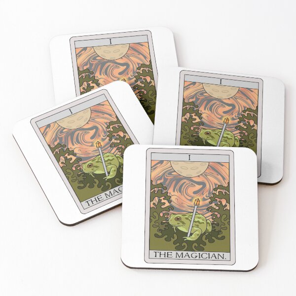 Item preview, The Magician Frog Tarot designed and sold by melouker.