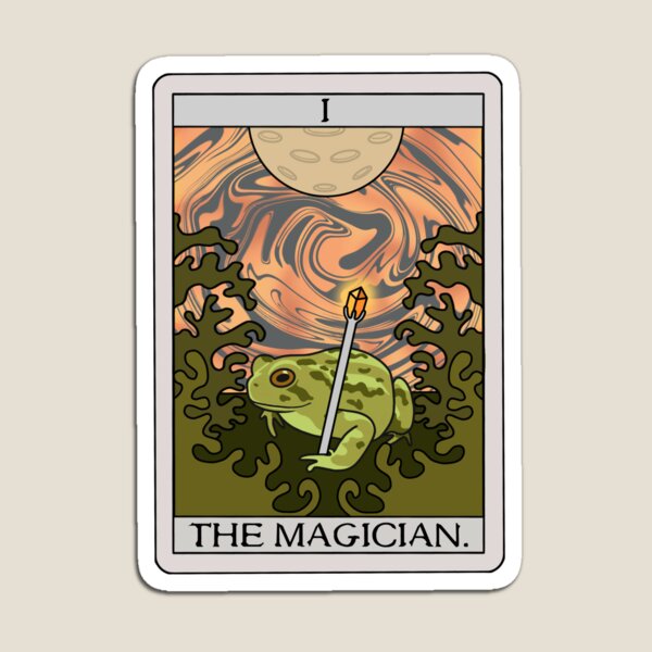Item preview, The Magician Frog Tarot designed and sold by melouker.