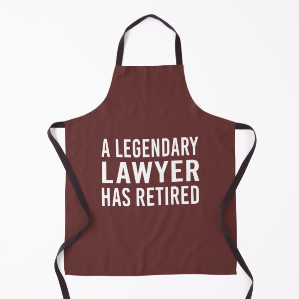 Item preview, A Legendary Lawyer has Retired designed and sold by AnveeBubbles.