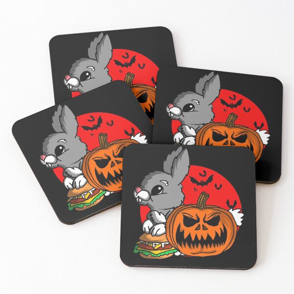 Item preview, Cute Spooky Halloween Bunny with Pumpkin Costume designed and sold by YourWayOfLife.