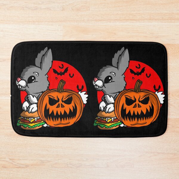 Item preview, Cute Spooky Halloween Bunny with Pumpkin Costume designed and sold by YourWayOfLife.