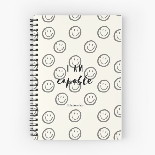 Item preview, 'I am capable' notebook designed and sold by keklimetz.