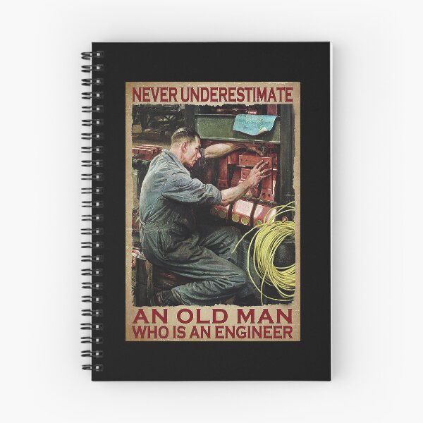 Item preview, Never Underestimate An Old Man Who Is An Engineer designed and sold by YimHrishi.