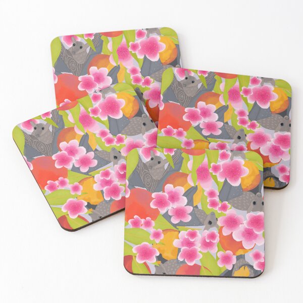 Item preview, Bats in a Peach tree designed and sold by Amy Hadden.