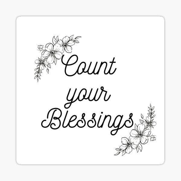 Soft Spoken 3-D Stickers GRATITUDE Count Your Blessings Soft Spoken 3-D Stickers GRATITUDE Count Your Blessings