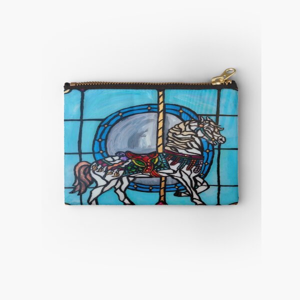 Item preview, Stained Glass Carousel Horse designed and sold by Deborah Camp.