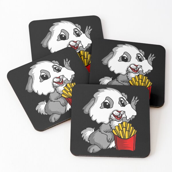 Item preview, Cute Spooky Halloween Bunny Ghost with Fries designed and sold by YourWayOfLife.