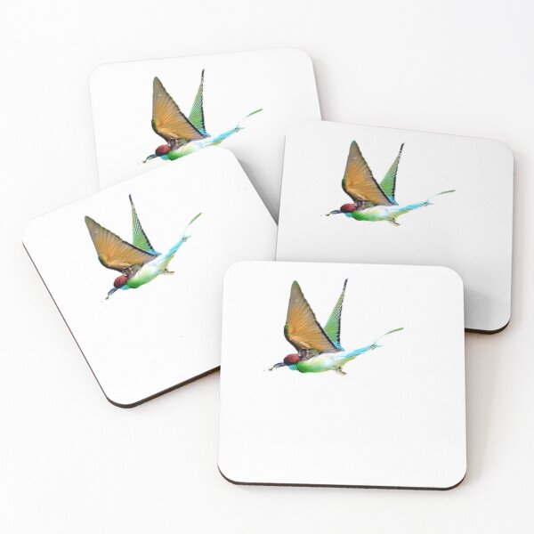 Item preview, The blue-throated bee-eater is known as "China's most beautiful bird" and has high ornamental value. It is 26-28 cm long designed and sold by zenger2021.