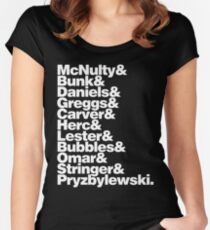 THE WIRE Women's Fitted Scoop T-Shirt