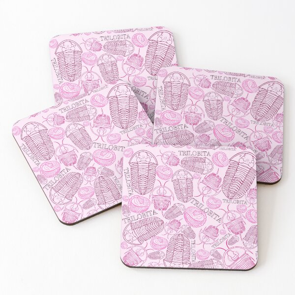 Item preview, Pink Trilobite Trilobita fossils designed and sold by Project-Palaeo.