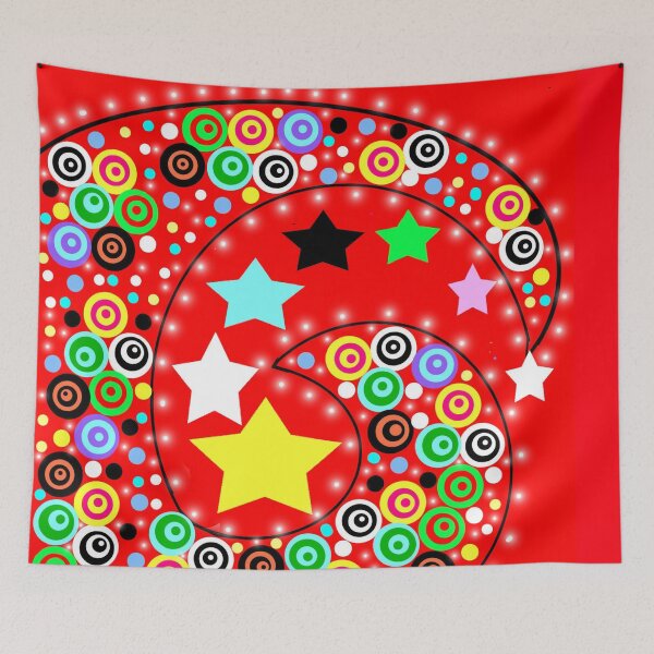 Item preview, Colorful wave  designed and sold by Shirley cute art .