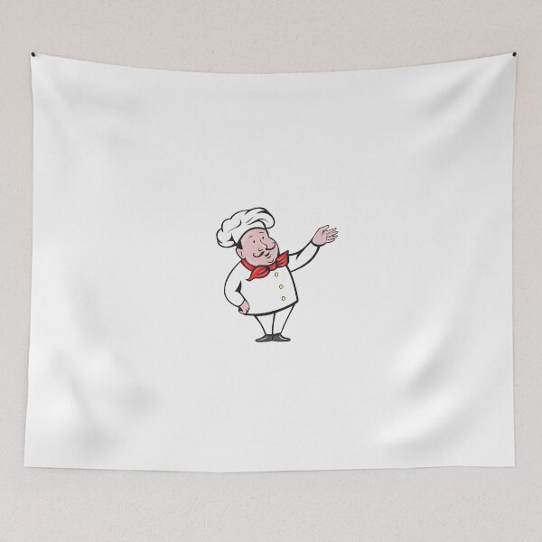 Item preview, French Chef Welcome Greeting Cartoon designed and sold by patrimonio.