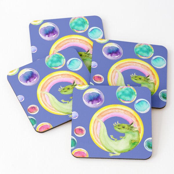 Item preview, Wild Axolotl Watercolor Dot designed and sold by Casey Wilkinson.