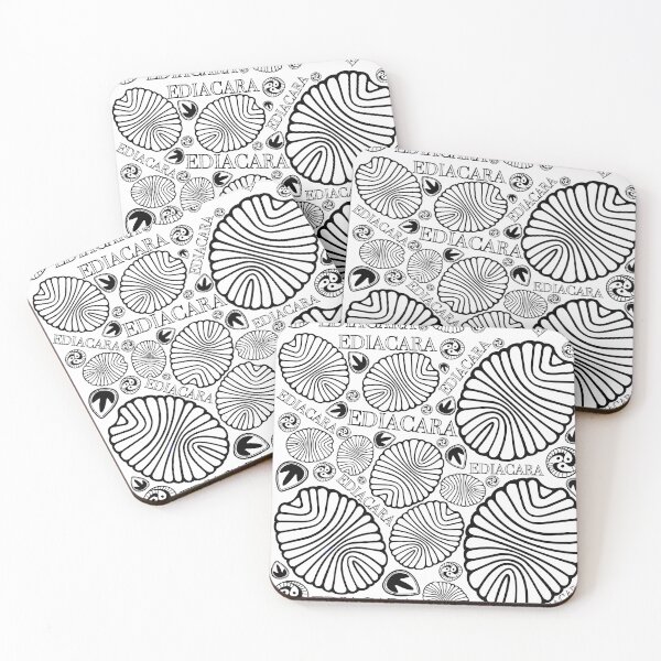 Item preview, Black and White Ediacaran fossils designed and sold by Project-Palaeo.