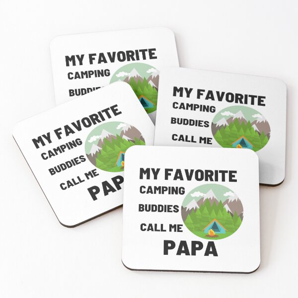 Item preview, My Favorite Camping Buddies Call Me Papa designed and sold by Chanchane Store.