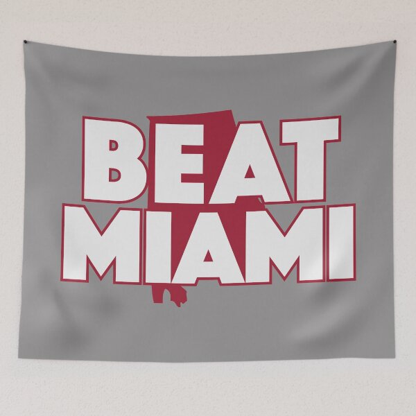 Item preview, Beat Miami | Bama Football designed and sold by SLAG-Creative.
