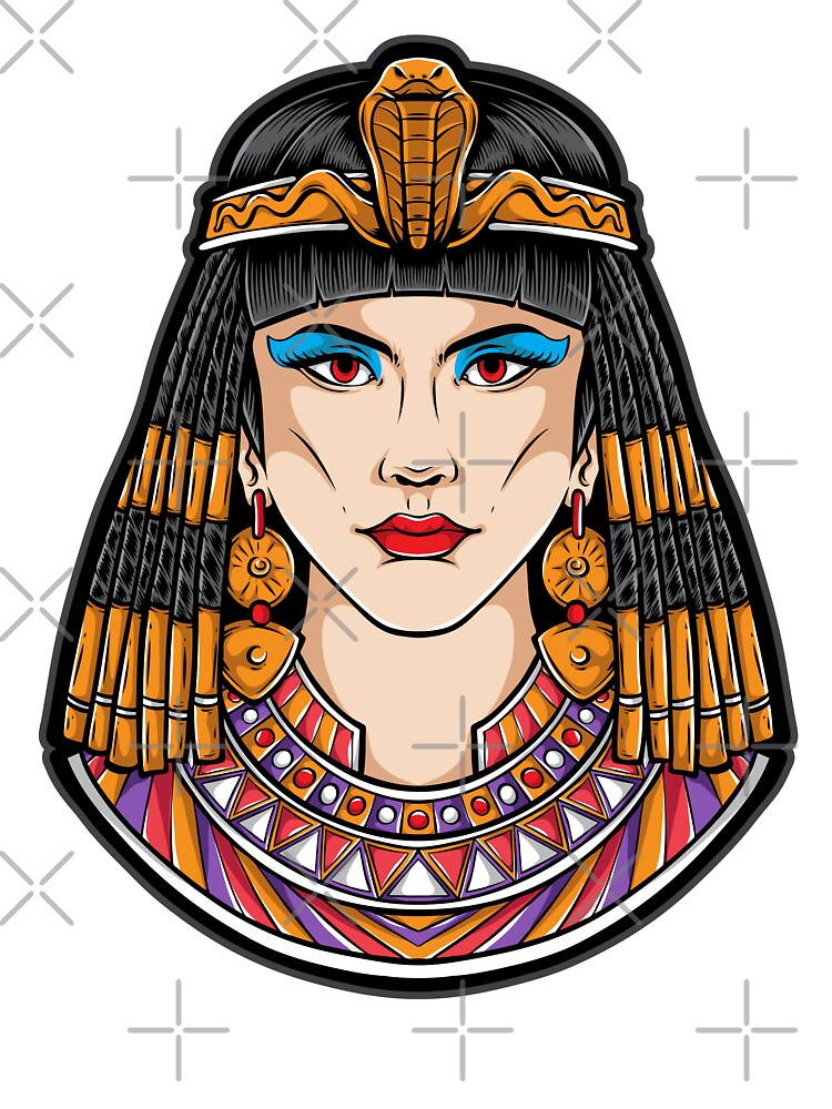 cleopatra drawing for kids