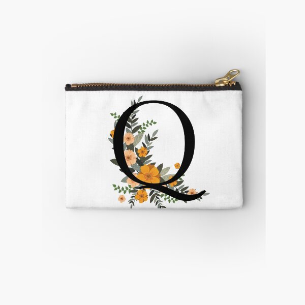 Item preview, Single Initial note "Q" Flower monogram Personal Expression designed and sold by Best-Of-Me.