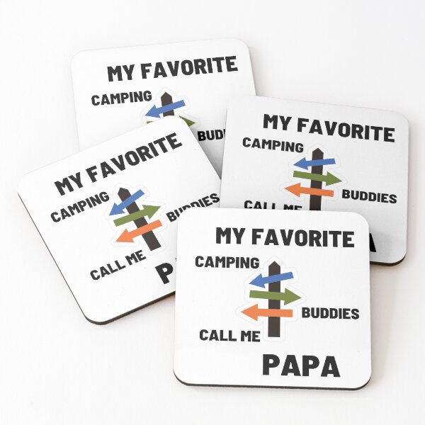 Item preview, My Favorite Camping Buddies Call Me Papa designed and sold by Chanchane Store.