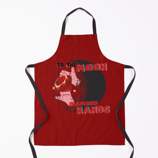 Item preview, to the moon diamond hands shirt designed and sold by Cheeky Popp.