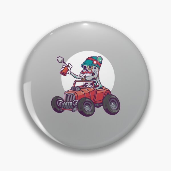 Item preview, Mustache Skull Hot Rod Mustache Skull Hot Rod designed and sold by StefanGao.