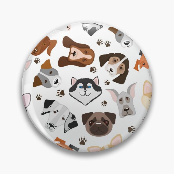 Item preview, Cute Puppy Dog Mixed Breed Seamless Pattern Background with Breed Dog Illustration designed and sold by Peekonet.