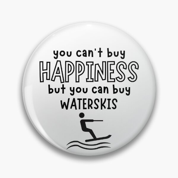 Item preview, You can't buy happiness but you can buy waterskis  designed and sold by TheGreenGoat.