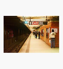 Lámina fotográfica Estación de metro