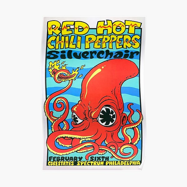 Red Hot Chili Peppers Philadelphia Poster