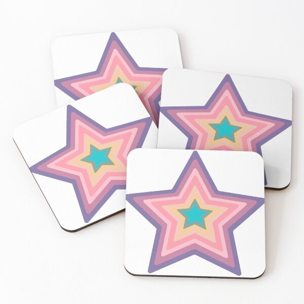 Item preview, multicolored star, psychedelic shapes. designed and sold by Sarah Zan.
