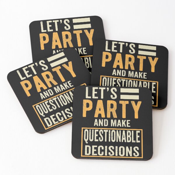 Item preview, Let's party and make questionable decisions designed and sold by rodmendonca.