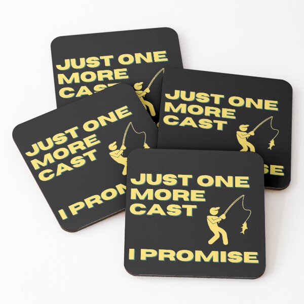 Item preview, Just One More Cast I Promise Funny Fishing Quote designed and sold by mirzadesign.