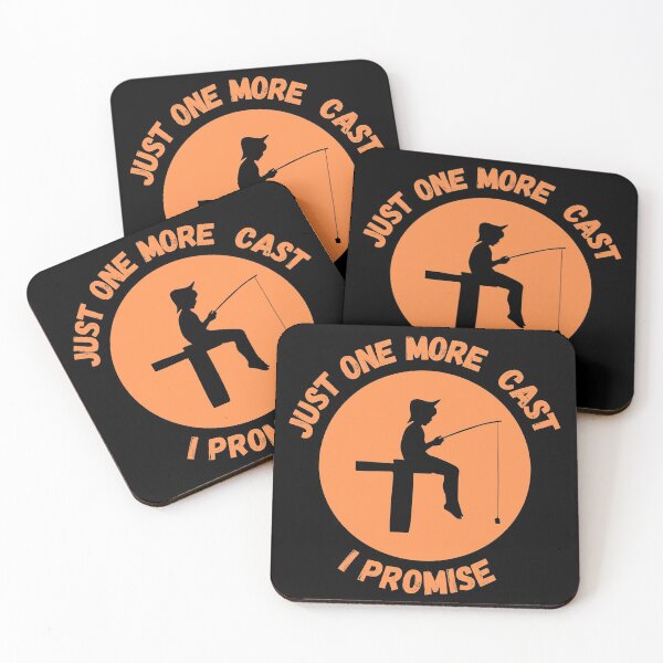 Item preview, Just One More Cast I Promise Funny Fishing Quote designed and sold by mirzadesign.