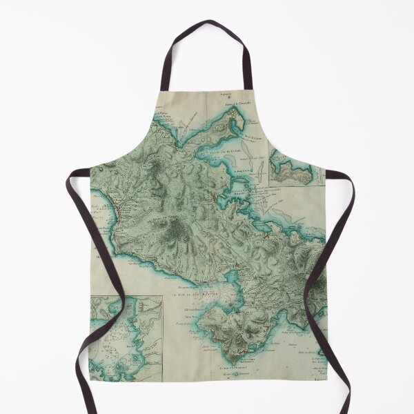 Item preview, Old Martinique Island Map (1704) Vintage French West Indies & Caribbean Isle Atlas designed and sold by BravuraMedia.