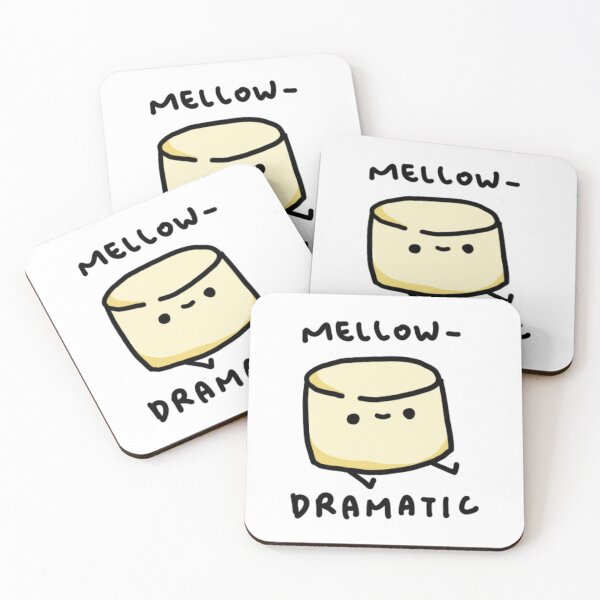 Item preview, Mellow-dramatic. Marshmallow  designed and sold by DoodleBakery.