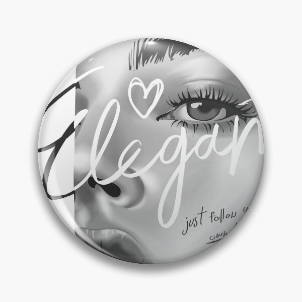 Item preview, Elegant Slogan Black White Girl Face Square Frame designed and sold by Peekonet.