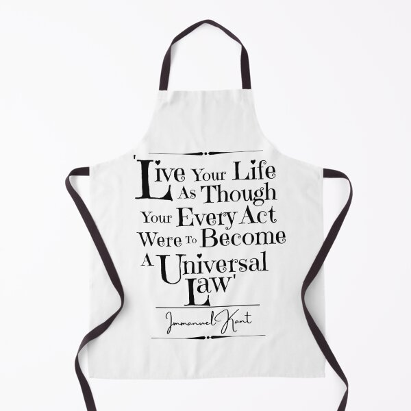 Item preview, Immanuel Kant Words of Wisdom Historical Quote- “Live your life as though your every act were to become a universal law.” designed and sold by QuoteActually.