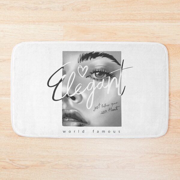 Item preview, Elegant Slogan Black White Girl Face Square Frame designed and sold by Peekonet.