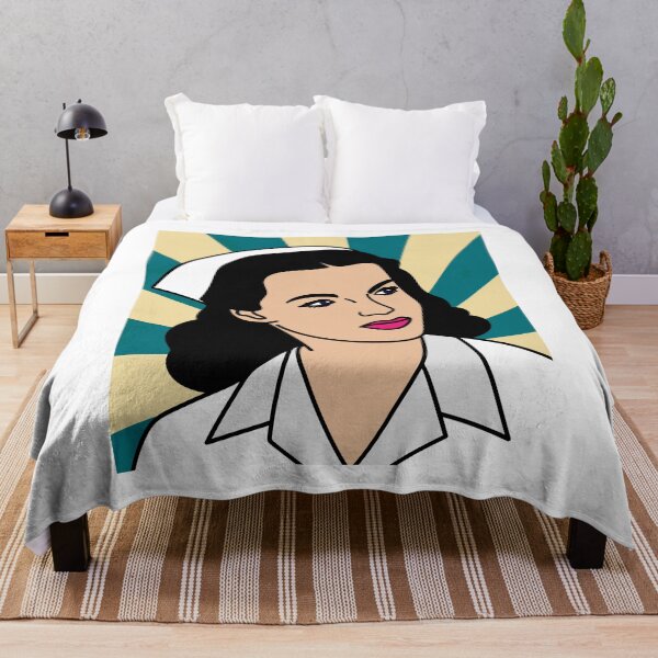 Item preview, Colorful And Pretty Retro Nurse designed and sold by flofin.